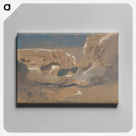 アートパネル-Rocky Valley of Mosta, Malta
 - イェール大学アートギャラリー Canvas.
