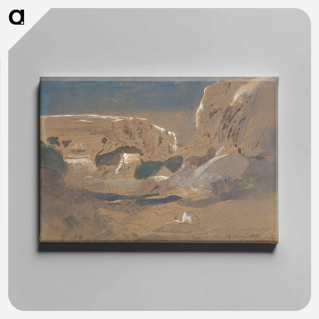 アートパネル-Rocky Valley of Mosta, Malta
 - イェール大学アートギャラリー Canvas.