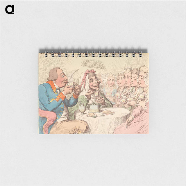 アートメモ帳-Anti-Sacharrites, - or - John Bull and His Family Leaving off the Use of Sugar
 - イェール大学アートギャラリー Memo.