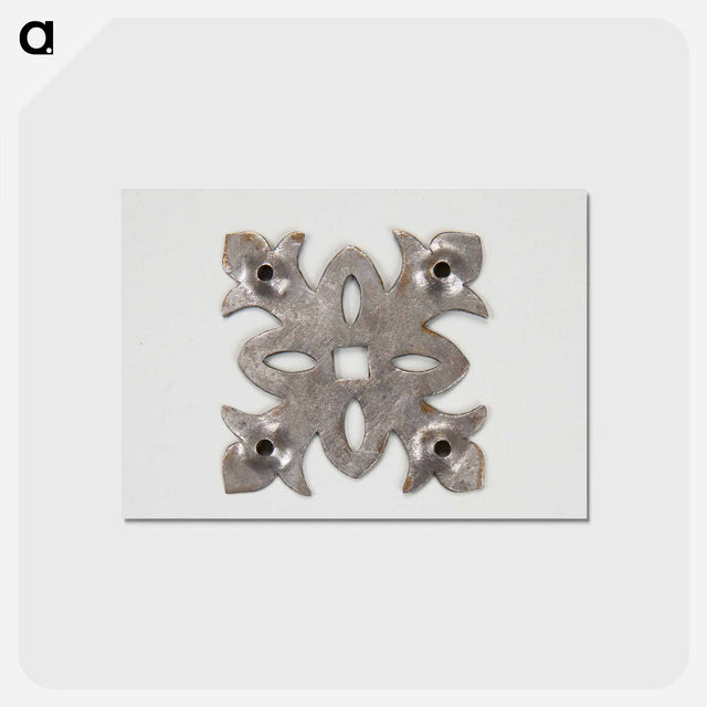 アートポストカード-Escutcheon for a Furniture Pull
 - バーンズ・コレクション Postcard.