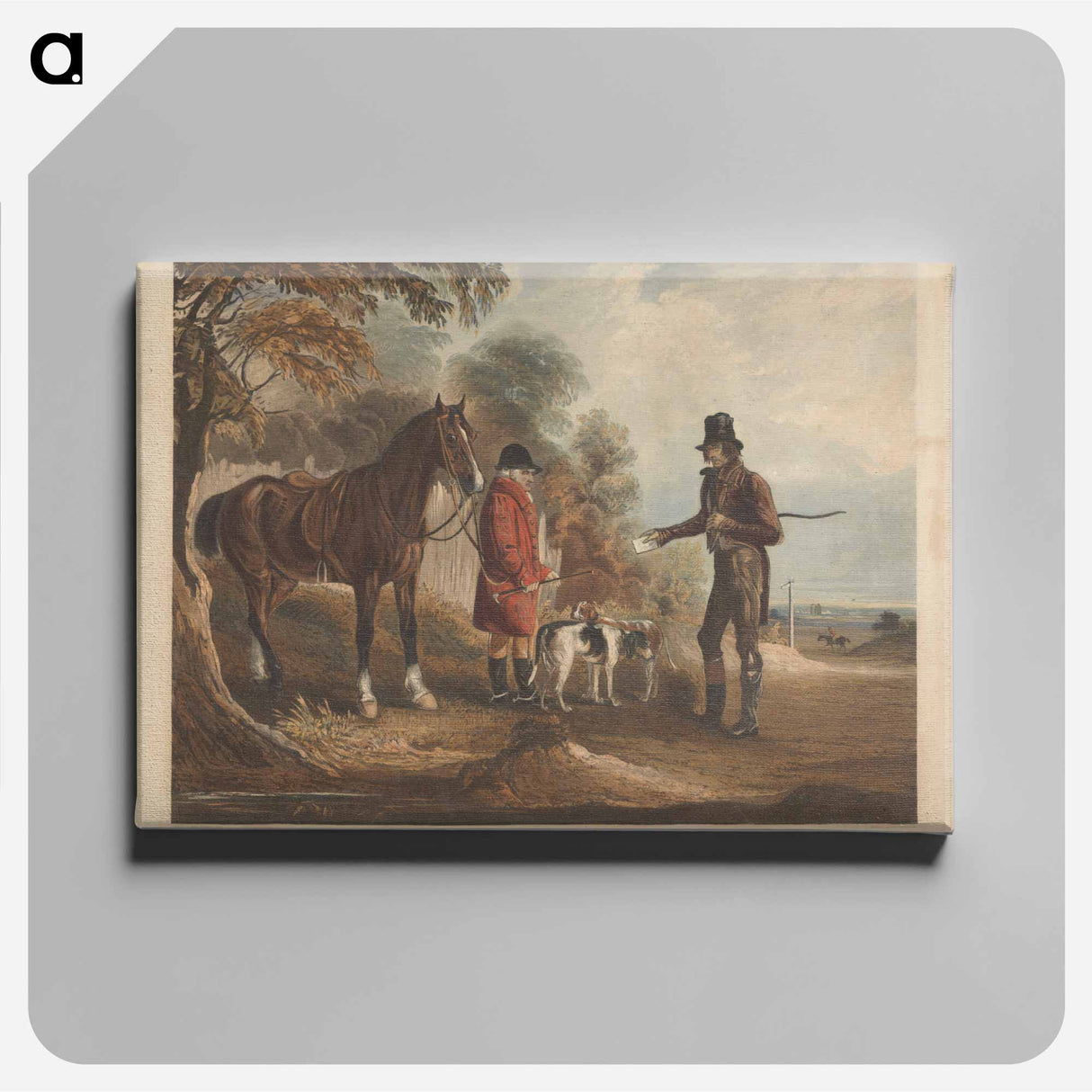 アートパネル-Portraits of Two well known Characters in the East Riding of Yorkshire, Robert Darling and John Brown
 - イェール大学アートギャラリー Canvas.