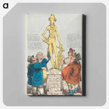 アートパネル-The Brazen Image Erected on a Pedestal Wrought by Himself
 - イェール大学アートギャラリー Canvas.