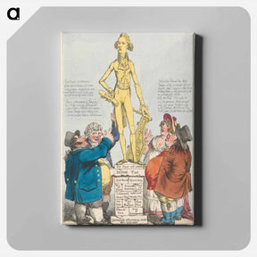 アートパネル-The Brazen Image Erected on a Pedestal Wrought by Himself
 - イェール大学アートギャラリー Canvas.