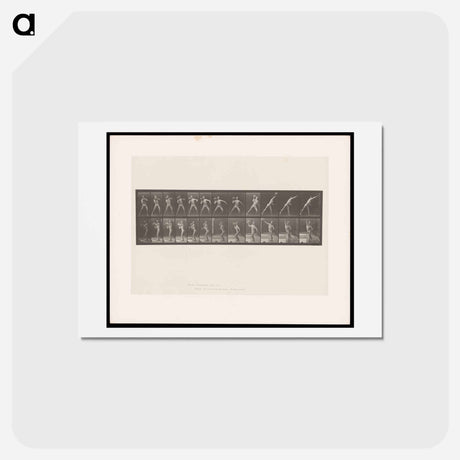 アートポストカード-The Stone Thrower
 - エドワード マイブリッジ Postcard.