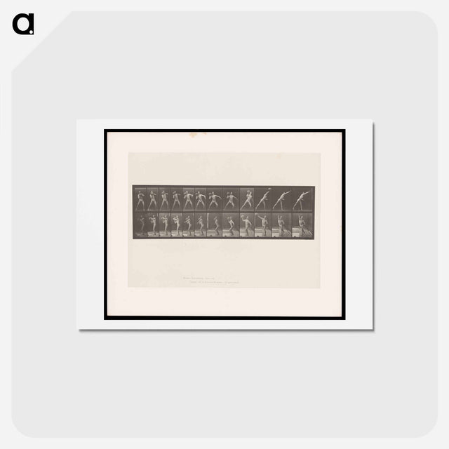 アートポストカード-The Stone Thrower
 - エドワード マイブリッジ Postcard.