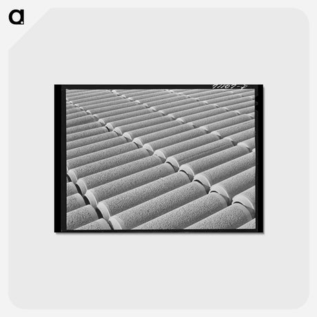 アートポストカード-Shasta Dam Drainage Tile
 - ラッセル リー Postcard.