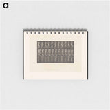 アートメモ帳-Woman with Basket
 - エドワード マイブリッジ Memo.