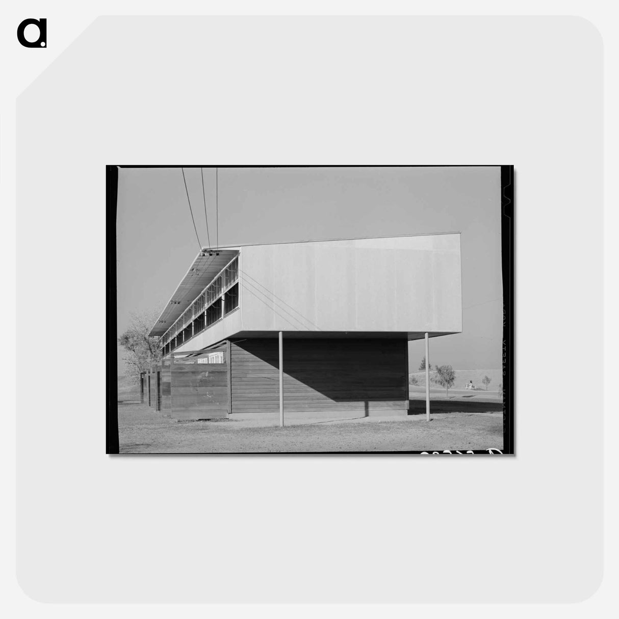 アートポストカード-Yuba City Farm Workers' Apartments
 - ラッセル リー Postcard.