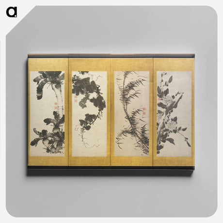 アートパネル-Flowers and Plants of the Four Seasons
 - セントルイス美術館 Canvas.