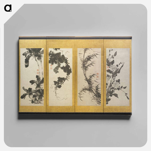 アートパネル-Flowers and Plants of the Four Seasons
 - セントルイス美術館 Canvas.