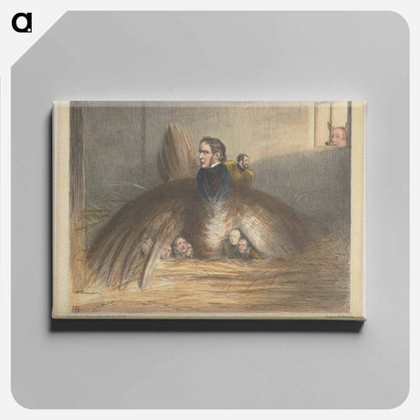 アートパネル-Protection, A Hen and Chickens of an Extraordinary Game Breed, Not to be Found in any work on Ornithology
 - イェール大学アートギャラリー Canvas.