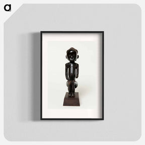 アートポスター-Reliquary Guardian Figure
 - バーンズ・コレクション Poster.