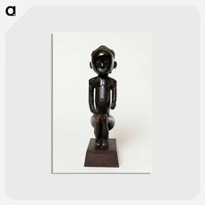 アートポストカード-Reliquary Guardian Figure
 - バーンズ・コレクション Postcard.