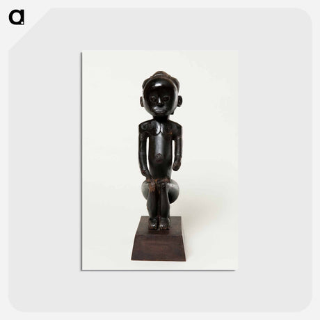 アートポストカード-Reliquary Guardian Figure
 - バーンズ・コレクション Postcard.