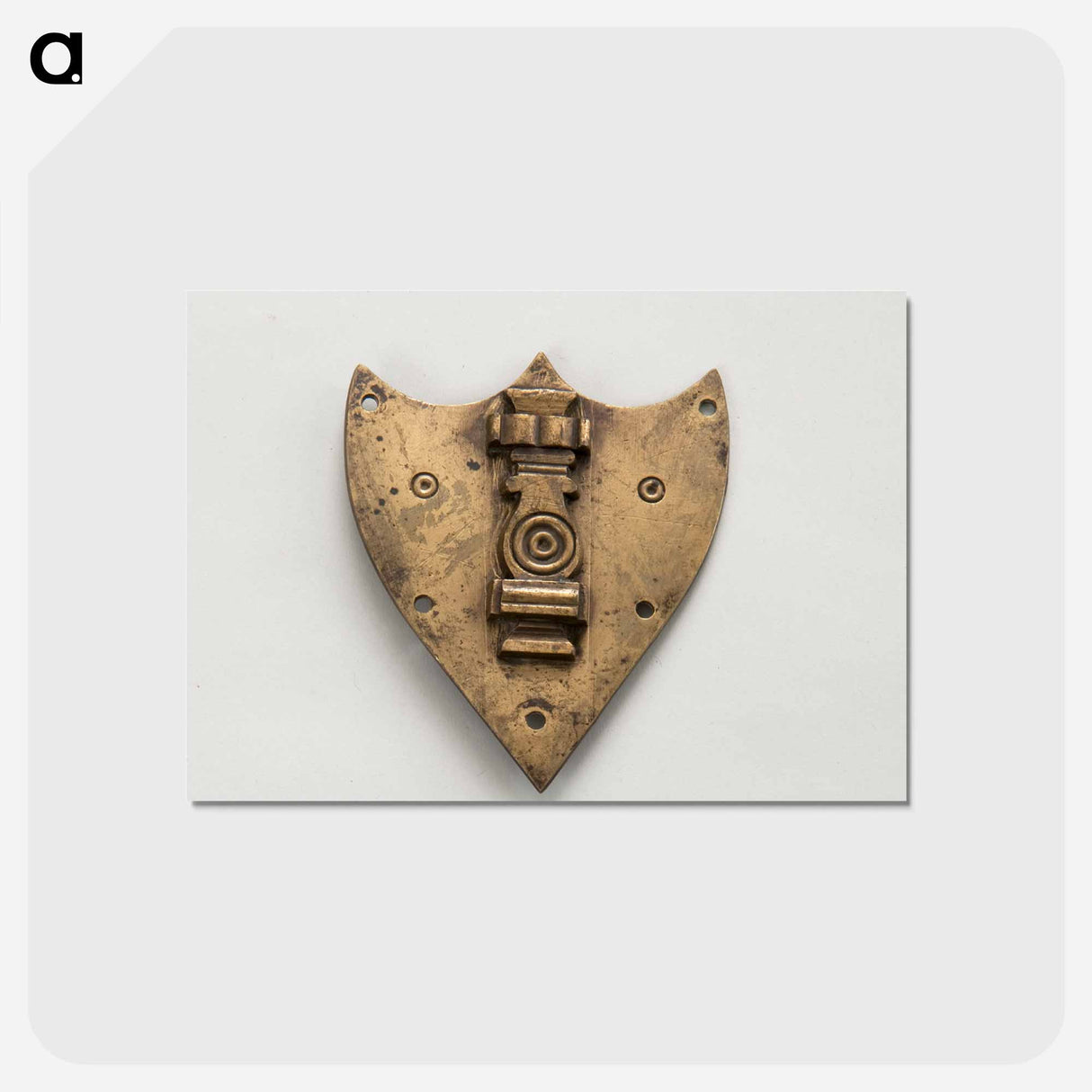 アートポストカード-Keyhole Escutcheon
 - バーンズ・コレクション Postcard.