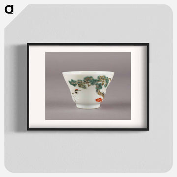 Wine Cup with Pine, Crane, Fungus, and Bats
 - セントルイス美術館 Poster.