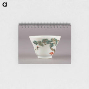 アートメモ帳-Wine Cup with Pine, Crane, Fungus, and Bats
 - セントルイス美術館 Memo.