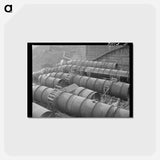 アートポストカード-Penstock Pipe, Shasta Dam
 - ラッセル リー Postcard.