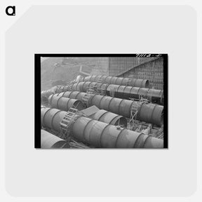 アートポストカード-Penstock Pipe, Shasta Dam
 - ラッセル リー Postcard.