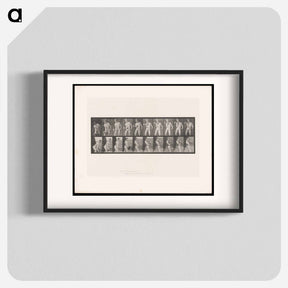 アートポスター-Man Lifting Dumbbell
 - エドワード マイブリッジ Poster.