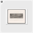 アートポストカード-Man Lifting Dumbbell
 - エドワード マイブリッジ Postcard.