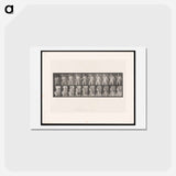 アートポストカード-Man Lifting Dumbbell
 - エドワード マイブリッジ Postcard.