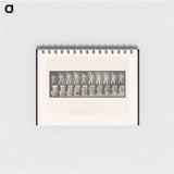 アートメモ帳-Man Lifting Dumbbell
 - エドワード マイブリッジ Memo.