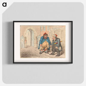 アートポスター-Meeting of - Unfortunate Citoyens. Dismay of Two Disgraced Patriots
 - イェール大学アートギャラリー Poster.