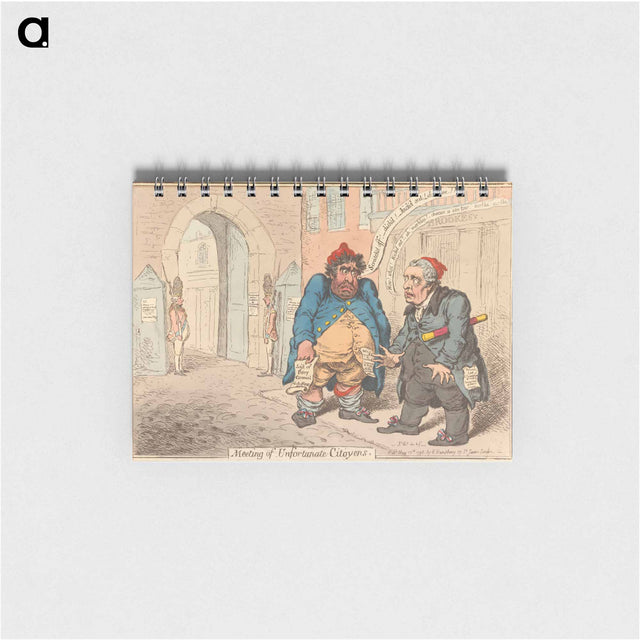 アートメモ帳-Meeting of - Unfortunate Citoyens. Dismay of Two Disgraced Patriots
 - イェール大学アートギャラリー Memo.