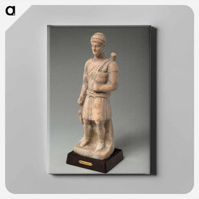 アートパネル-Male Figure with Rabbit
 - バーンズ・コレクション Canvas.