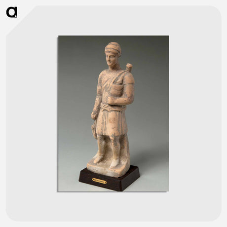 アートポストカード-Male Figure with Rabbit
 - バーンズ・コレクション Postcard.