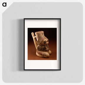 アートポスター-Kneeling Figure Effigy Vessel
 - セントルイス美術館 Poster.