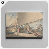 アートパネル-A Dutch Packet in a Rising Breeze
 - イェール大学アートギャラリー Canvas.