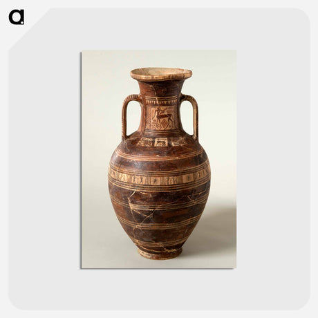 アートポストカード-Geometric Amphora
 - バーンズ・コレクション Postcard.