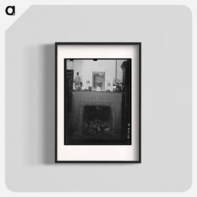 アートポスター-Fireplace in Acadian Home
 - ラッセル リー Poster.