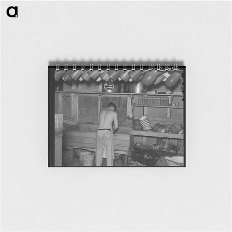 アートメモ帳-Fireplace in Acadian Home
 - ラッセル リー Memo.