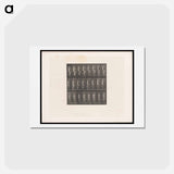アートポストカード-The Burdened Climber
 - エドワード マイブリッジ Postcard.