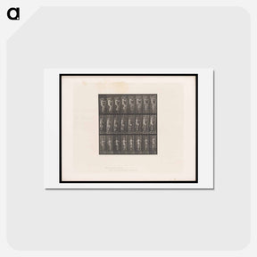 アートポストカード-The Burdened Climber
 - エドワード マイブリッジ Postcard.