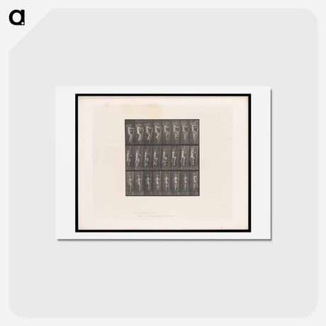 アートポストカード-The Burdened Climber
 - エドワード マイブリッジ Postcard.