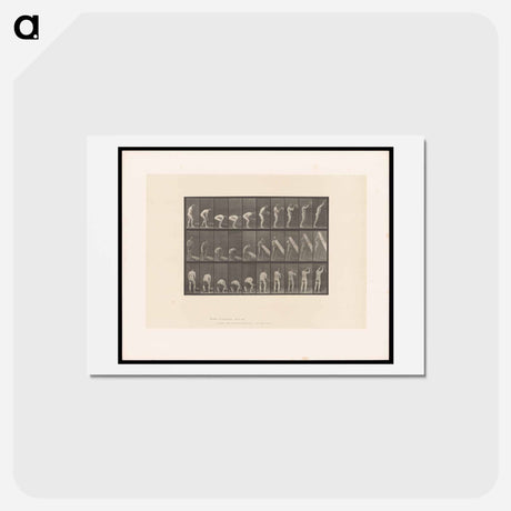 アートポストカード-Man Lifting a Trunk
 - エドワード マイブリッジ Postcard.