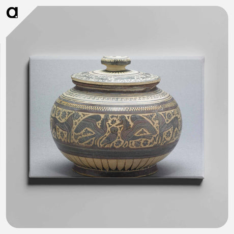 アートパネル-Covered Box with Animal Frieze
 - セントルイス美術館 Canvas.