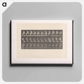 アートパネル-Woman Drying Her Foot
 - エドワード マイブリッジ Canvas.