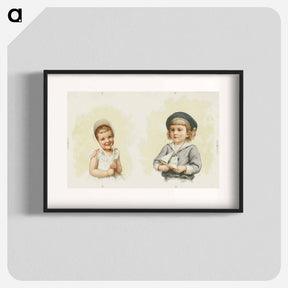 アートポスター-Two Children
 - ボストン公共図書館 Poster.