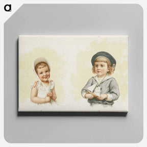 アートパネル-Two Children
 - ボストン公共図書館 Canvas.