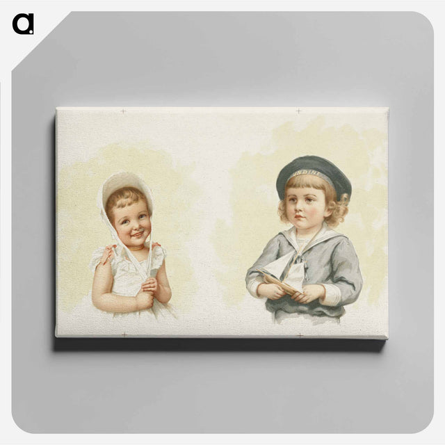 アートパネル-Two Children
 - ボストン公共図書館 Canvas.