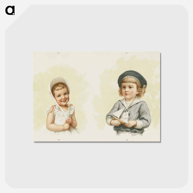 アートポストカード-Two Children
 - ボストン公共図書館 Postcard.