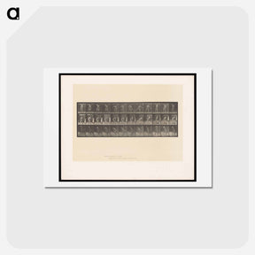 アートポストカード-Man Digging
 - エドワード マイブリッジ Postcard.