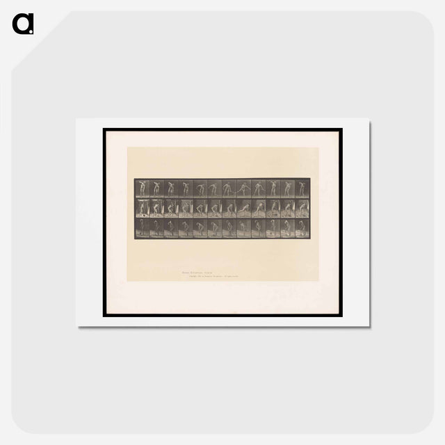 アートポストカード-Man Digging
 - エドワード マイブリッジ Postcard.