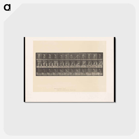 アートポストカード-Man Digging
 - エドワード マイブリッジ Postcard.