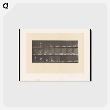 アートポストカード-Falling Man with Rifle
 - エドワード マイブリッジ Postcard.